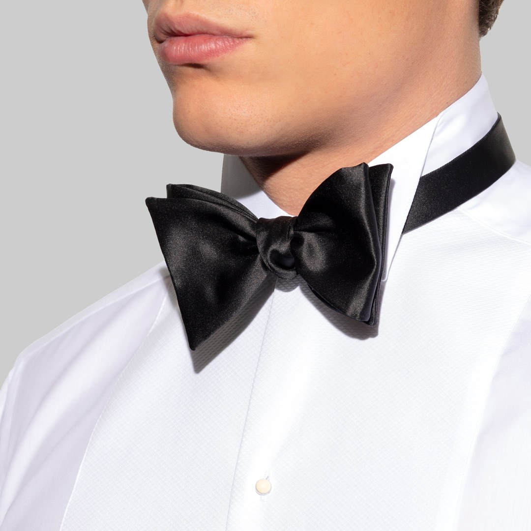 White sales tie shirt